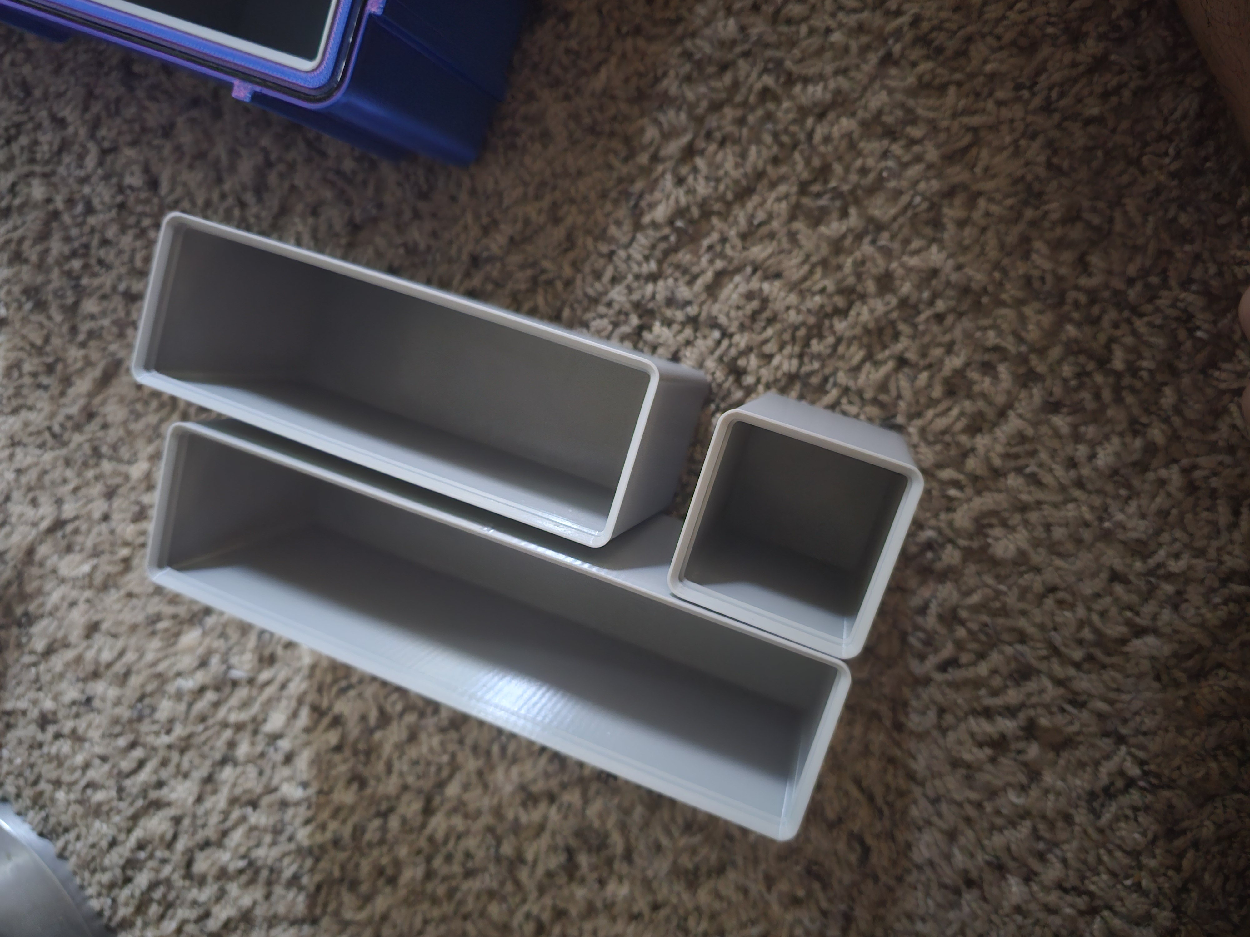 Printed cubicles for box